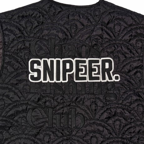 CFC×SNIPEER SPRING TIDE VEST BLACK