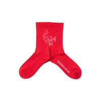 1Pac Osakana Kun Socks RED