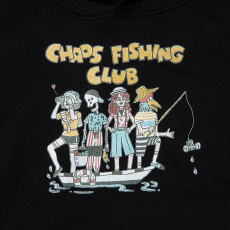 CHING CHARACTER KIDS HOODIE BLACK