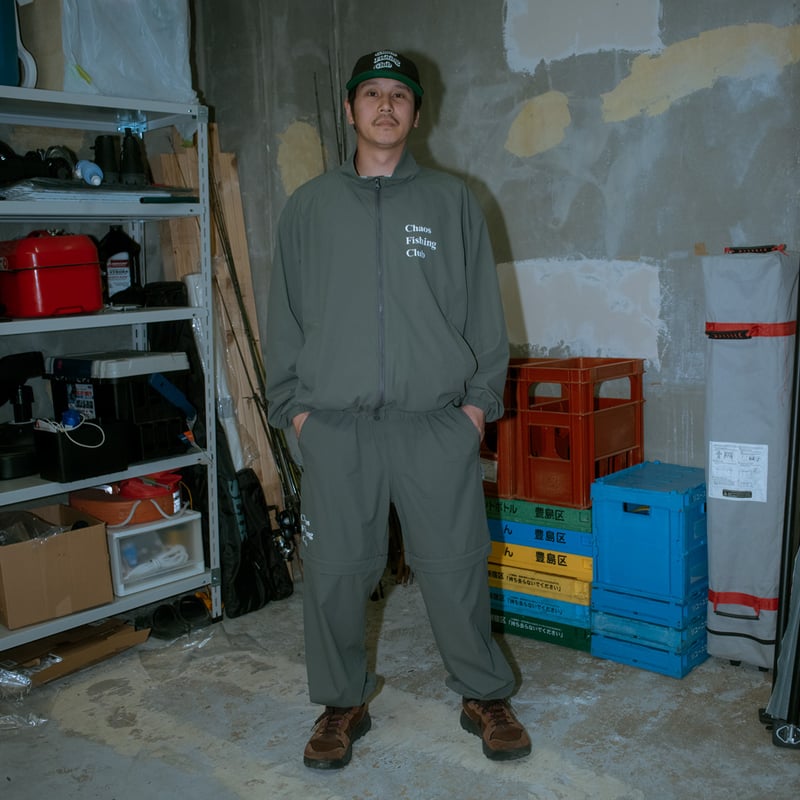 2WAY Track Pants BLACK | Chaos Fishing Club