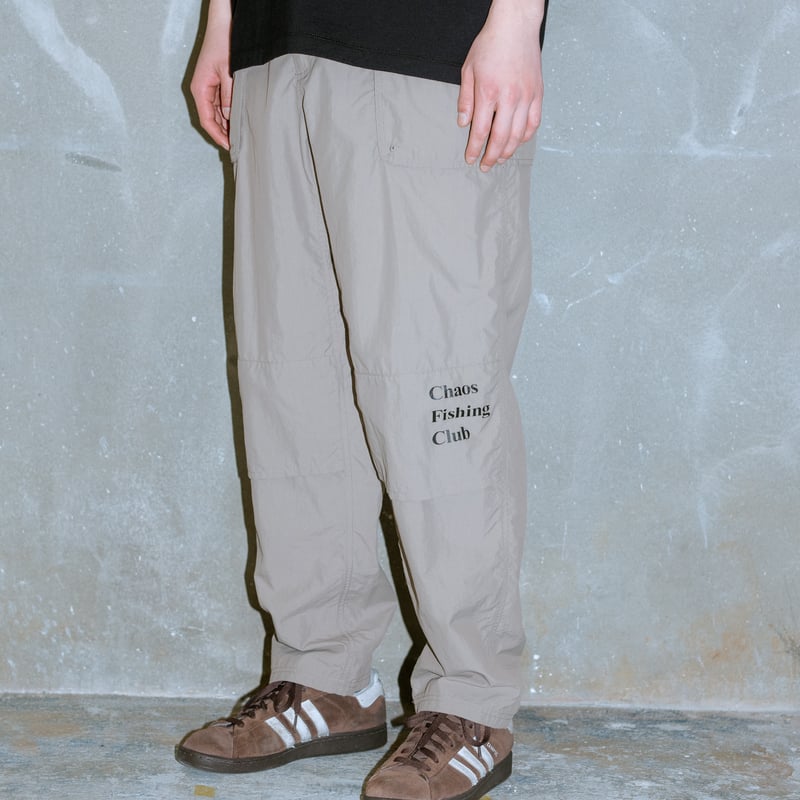 LOGO VENTILATION PANTS GRAY | Chaos Fishing Club
