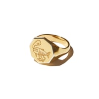 OSAKANAKUN RING 18K PLATED