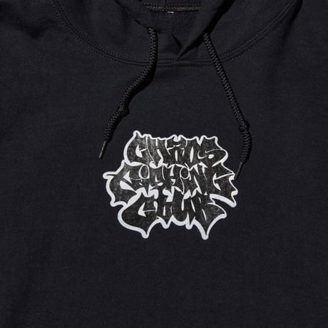 LETTER LOGO HOODIE BLACK