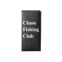 Logo Leather Wallet2.0 BLACK | Chaos Fishing Club