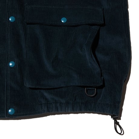 LETTER LOGO CORDUROY JACKET AOKO GREEN
