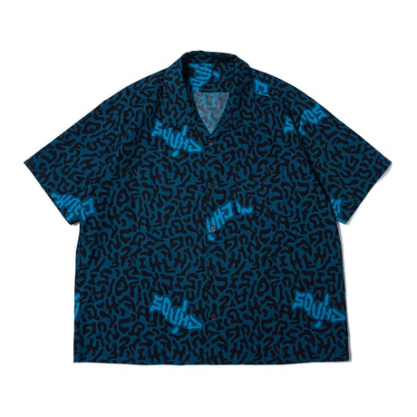 Fish Shadow Shirt S/S BLUE