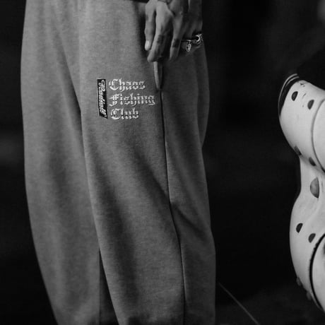 CHROME LETTERS - SWEATPANTS BLUE