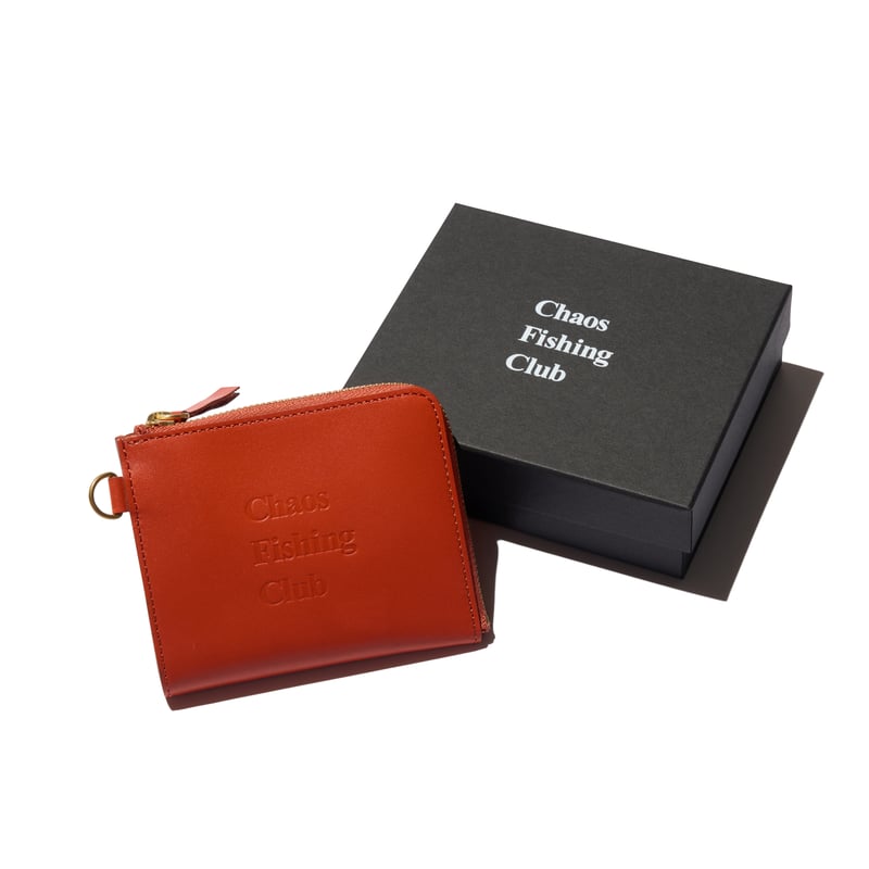 Logo Leather Wallet2.0 BLACK | Chaos Fishing Club