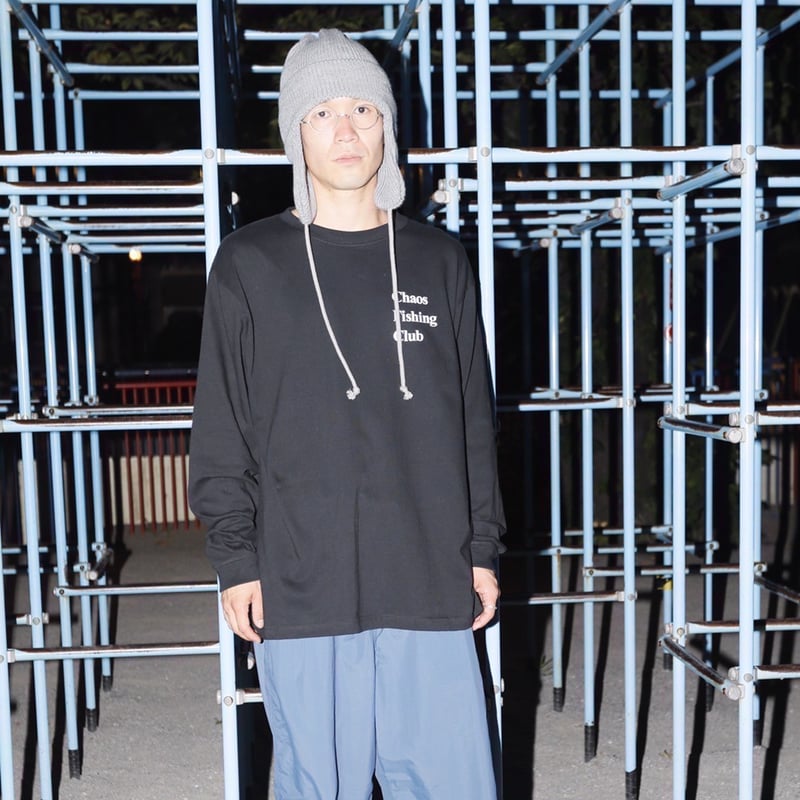 セグ T-Shirt L/S BLACK | Chaos Fishing Club