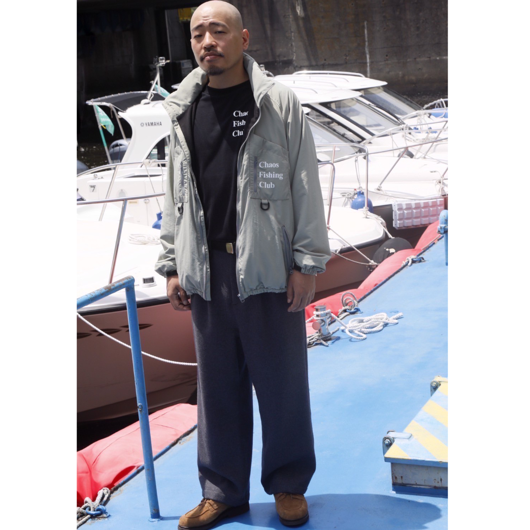 Two Tuck Normal Pants BLACK | Chaos Fishing Club