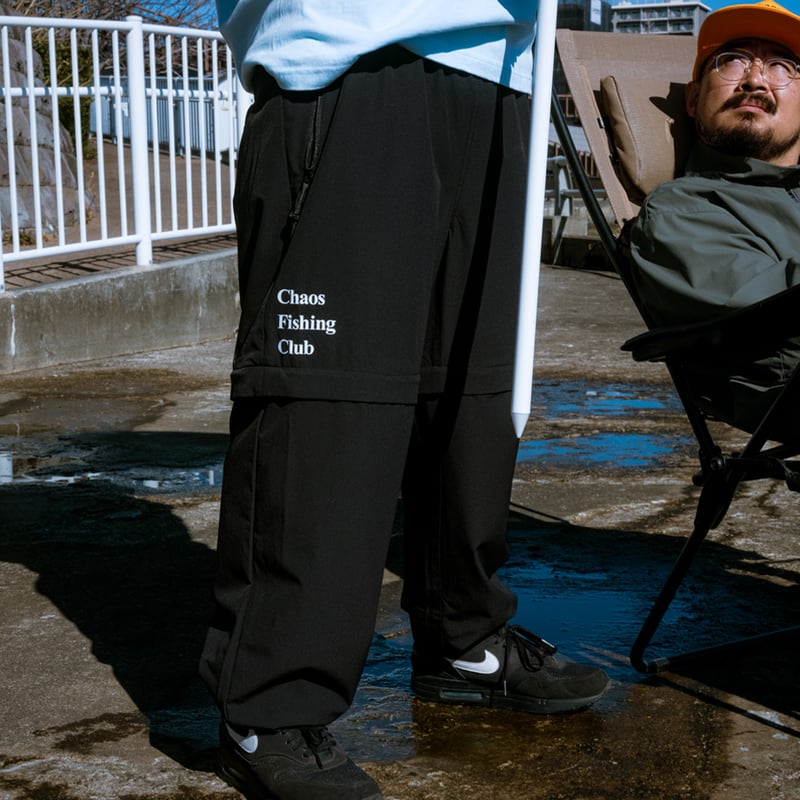 2WAY Track Pants BLACK | Chaos Fishing Club