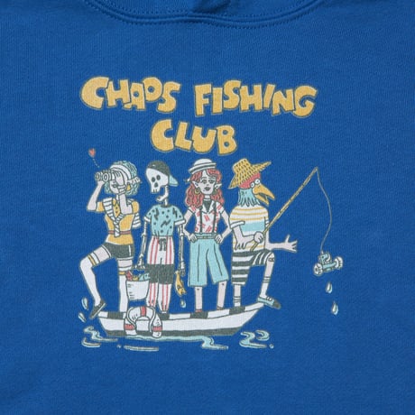 CHING CHARACTER KIDS HOODIE BLUE