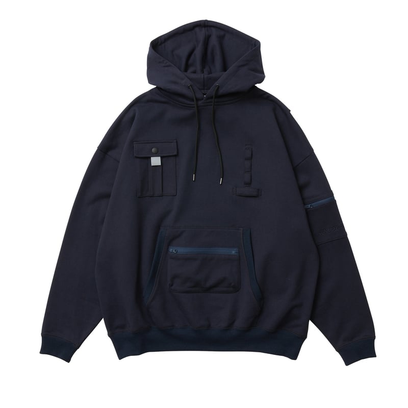 EVENING BITE HOODIE NAVY | Chaos Fishing Club