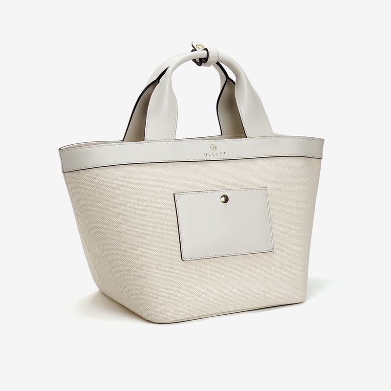 BLEUET M TOTE BAG / ANEMOI【WHITE x WHITE】 | BLE