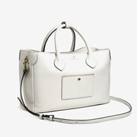BLEUET M TOTE BAG【WHITE】