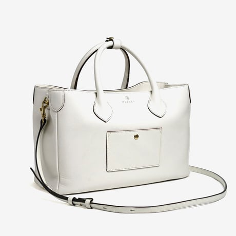 BLEUET M TOTE BAG【WHITE】
