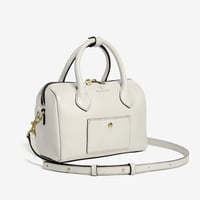 BLEUET MINI BOSTON BAG【WHITE】
