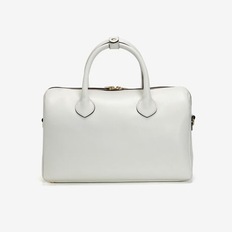 BLEUET M BOSTON BAG【WHITE】