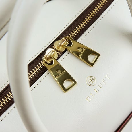 BLEUET M BOSTON BAG【WHITE】