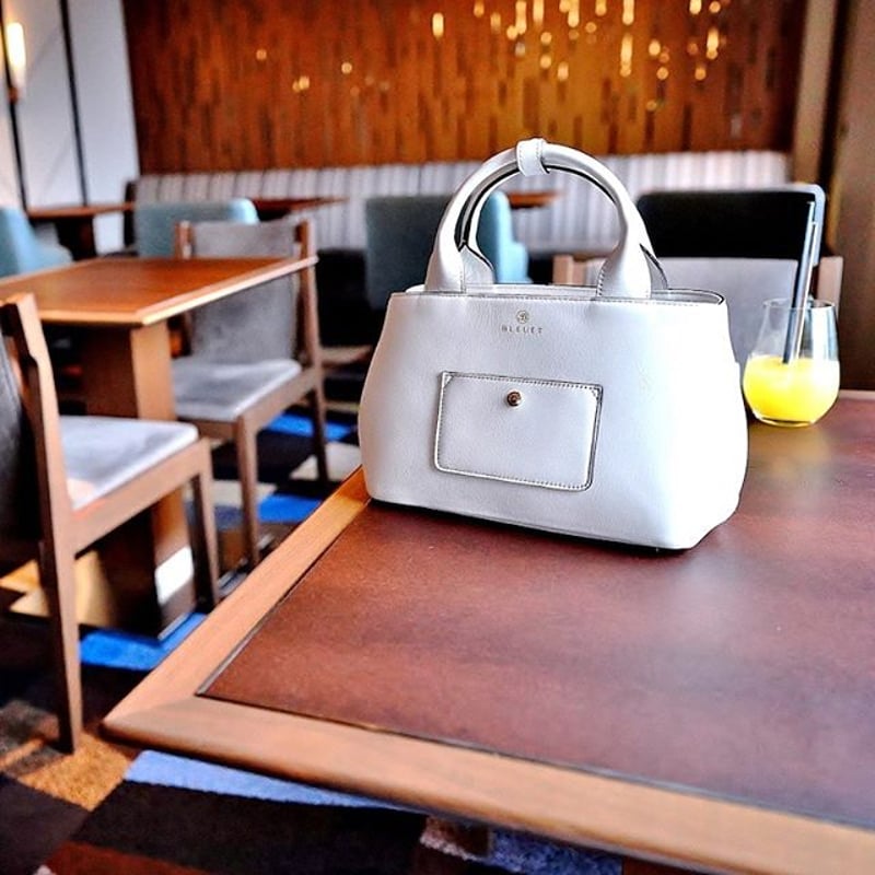 BLEUET MINI TOTE BAG / MICHELLE【WHITE】 | BLEUET
