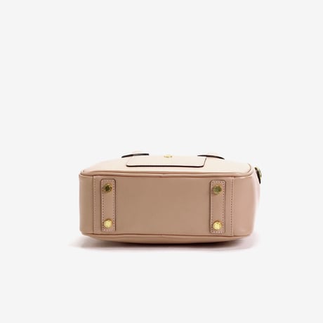 BLEUET MINI BOSTON BAG / BOX【BABY TAUPE】