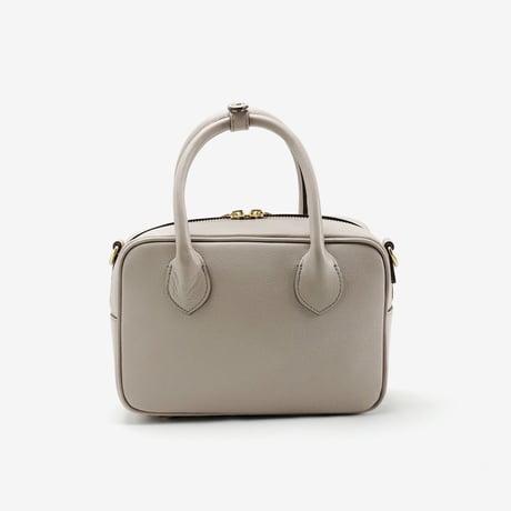 BLEUET MINI BOSTON BAG / BOX【TAUPE】