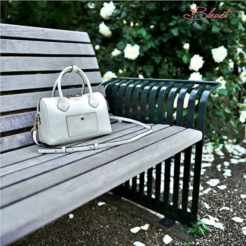 BLEUET MINI BOSTON BAG【WHITE】 | BLEUET(ブルエ)