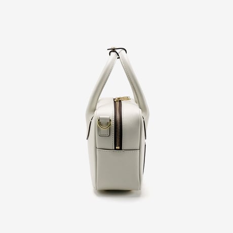 BLEUET MINI BOSTON BAG / BOX【WHITE】