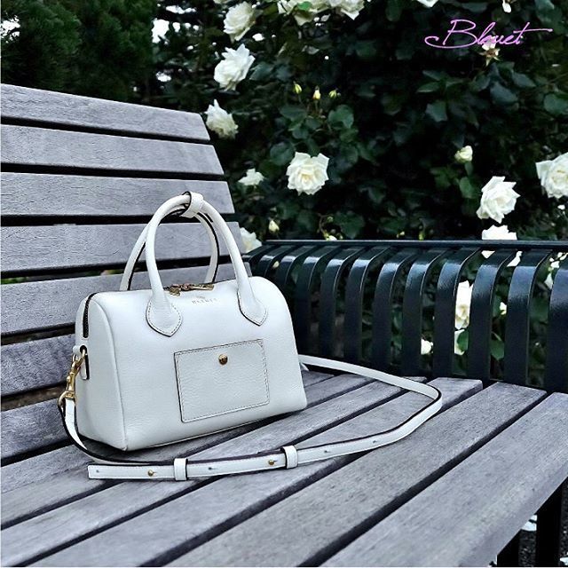 BLEUET MINI BOSTON BAG【WHITE】 | BLEUET(ブルエ)