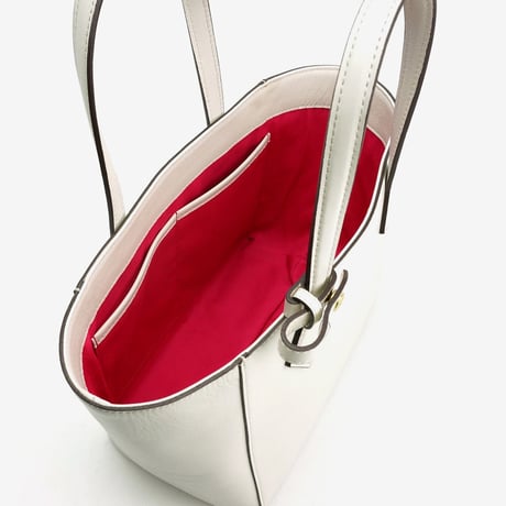 BLEUET MINI TOTE BAG  / CARMEN【WHITE】