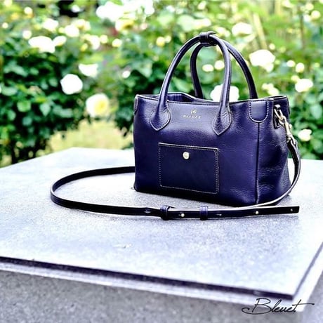 BLEUET MINI TOTE BAG【PIANO BLACK】