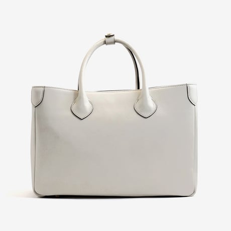 BLEUET M TOTE BAG【WHITE】