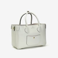 BLEUET S TOTE BAG / KHARIS【WHITE】