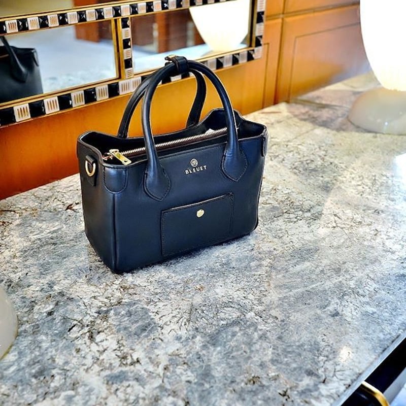 BLEUET MINI TOTE BAG【BABY BLACK】 | BLEUET(ブルエ)