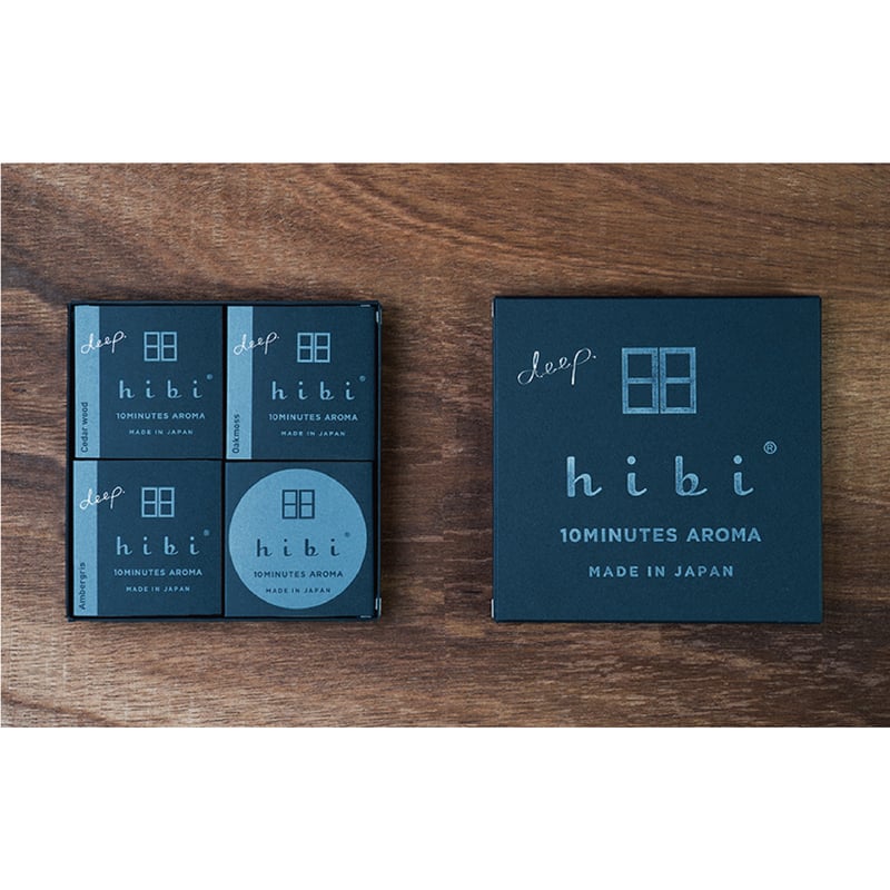 HiBi ヒビ】3種類詰合 (桧・白檀・柚子) ギフトボックス2個 hibi 和の