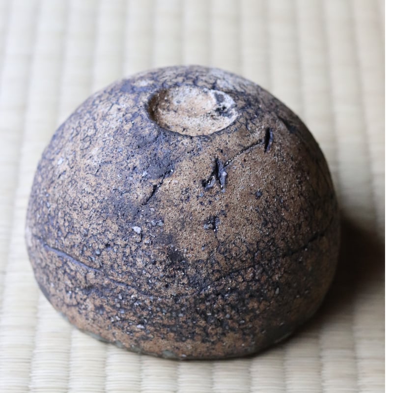 村上躍 砂化粧内灰釉碗 | 丹羽茶舗
