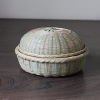 武田優希　ふた付お道具かご