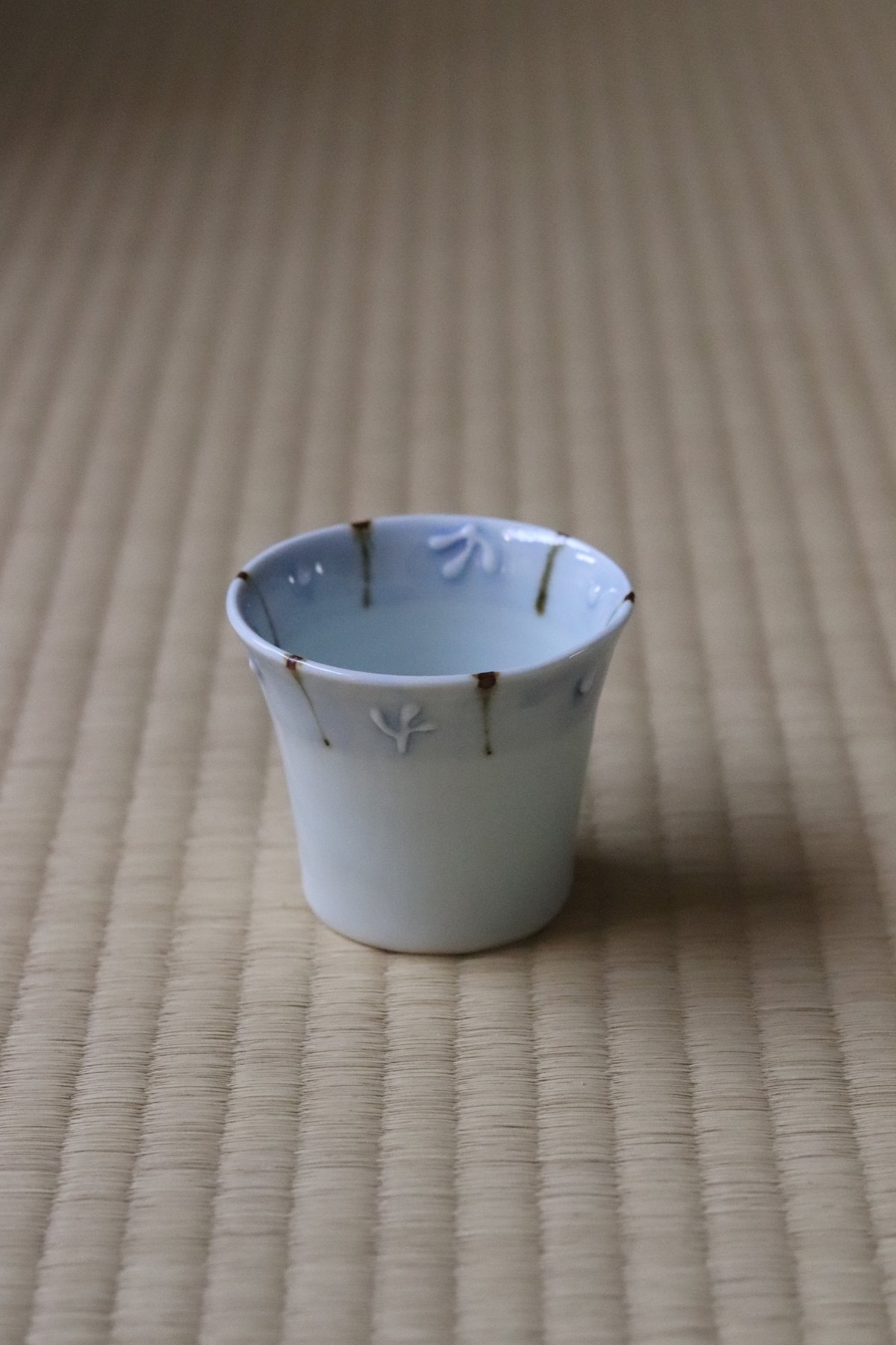 山口利枝 イッチン朝顔形そば猪口 | 丹羽茶舗