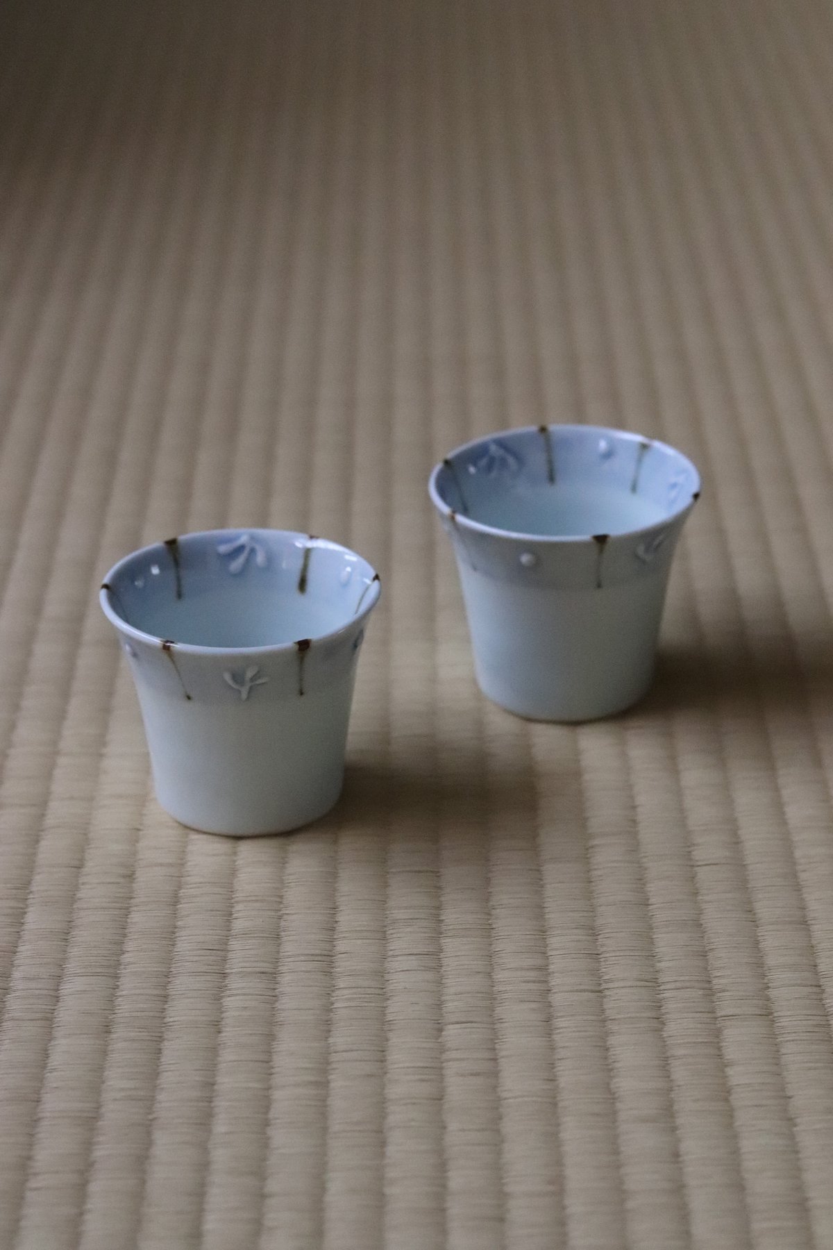 山口利枝 イッチン朝顔形そば猪口 | 丹羽茶舗