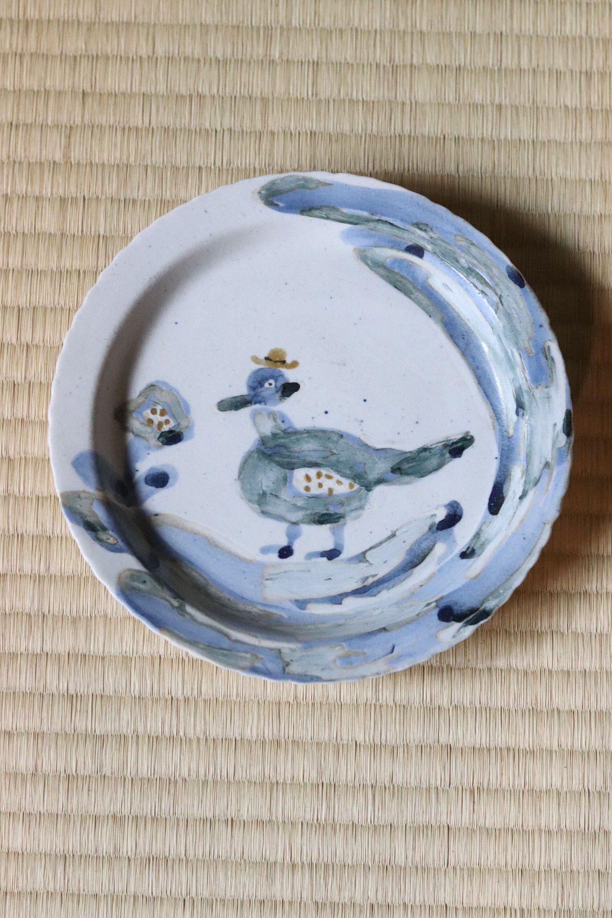 よしのちはる帽子とり壁掛6寸 | 丹羽茶舗