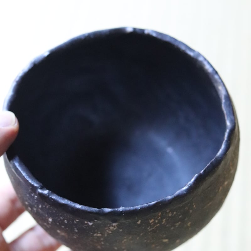 村上躍さん ポット 黒焼締 黒焼締ポット / 村上躍 | gallery yaichi