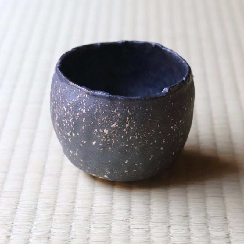 村上躍 黒焼締碗 | 丹羽茶舗