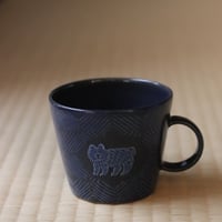 水垣千悦 染付7寸皿 | 丹羽茶舗