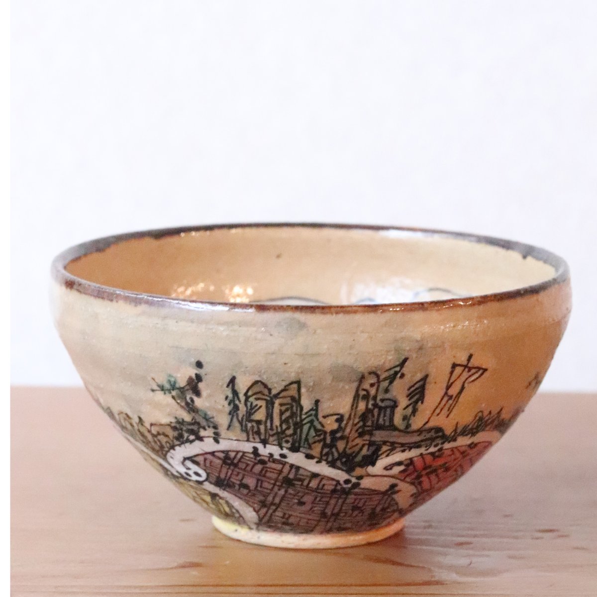 脇山さとみ オブジェ 花器 「塔」 茶道具 脇山さとみ 茶碗「楼閣」 | 丹羽茶舗