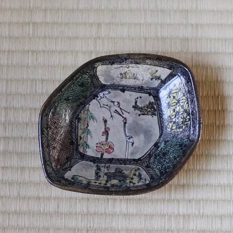 脇山さとみ 蓮絵皿 蓮湯呑み セット 脇山さとみ | STORES