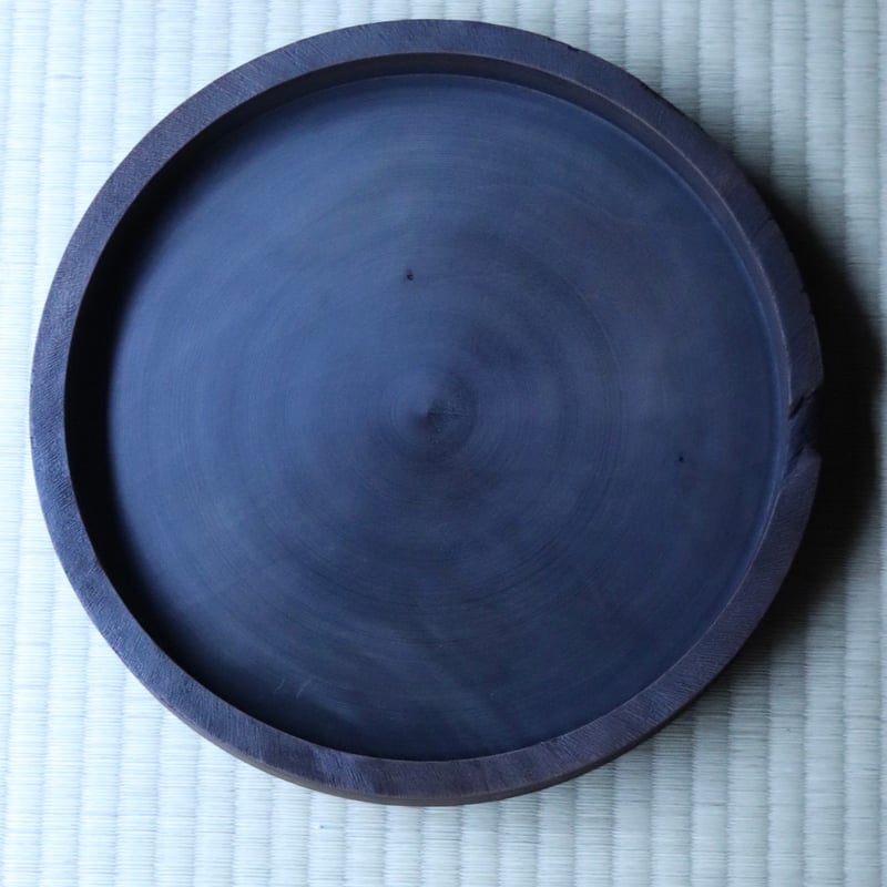 【未使用】運天達也　盆　特大38センチ 運天達也 盆