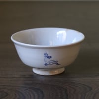 村上躍 白灰化粧ポット | 丹羽茶舗