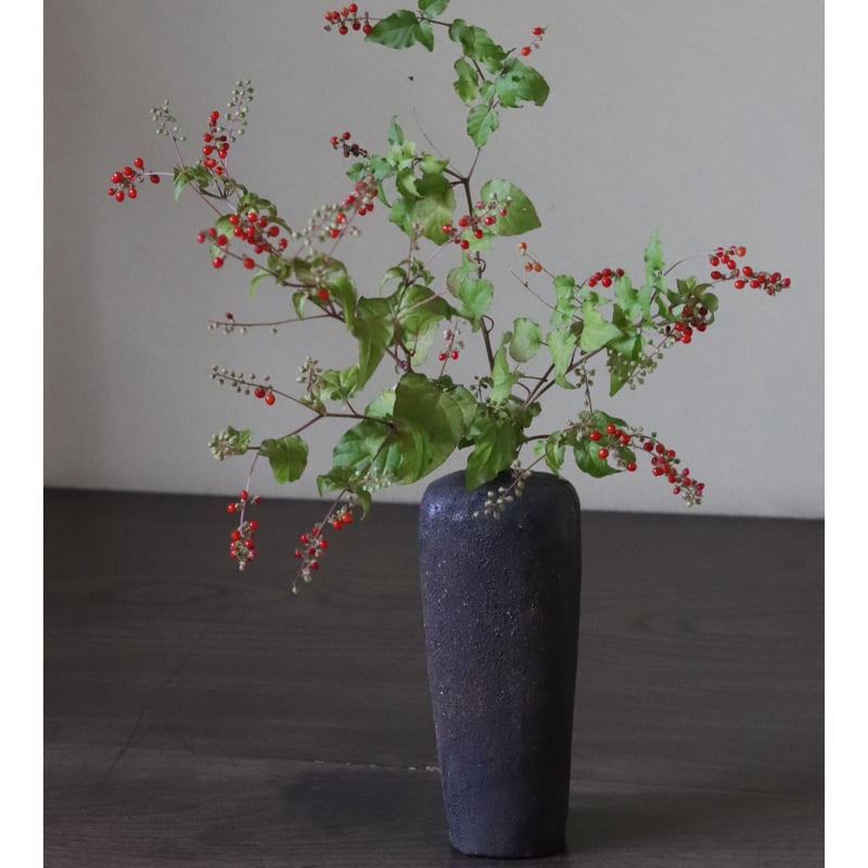 新品未使用】【希少】村上躍花器花瓶