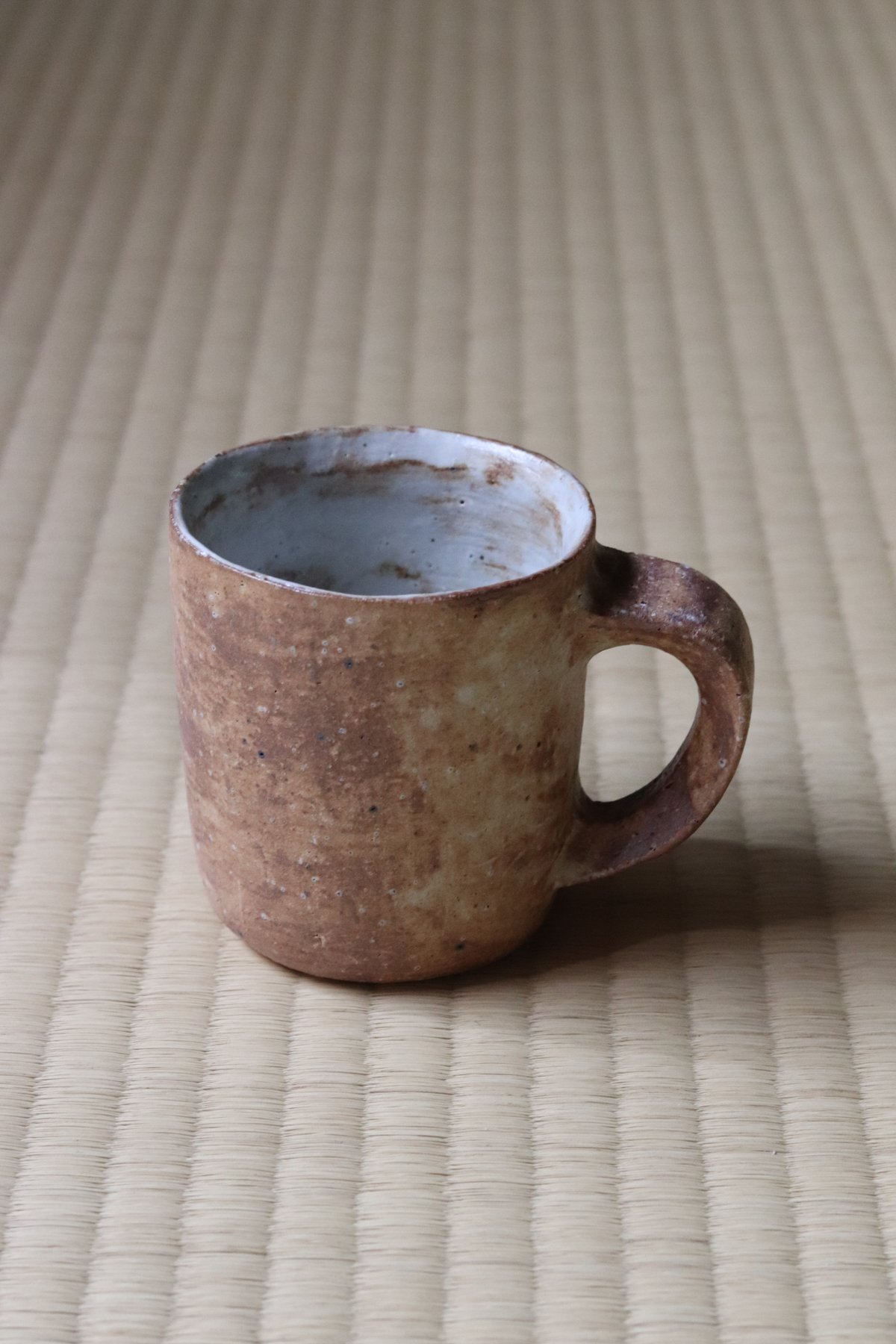 石原稔久　手付ベージュスープボウル　新品 石原稔久 手付ベージュスープボウル 新品 石原稔久の手付ベージュ