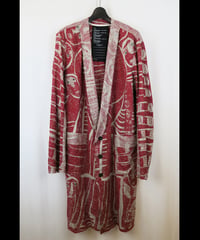 DS-261 - LONG JACKET w/ARM PARTS - ECRU-RED